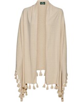 Poncho mit Bommeln, Luise Steiner