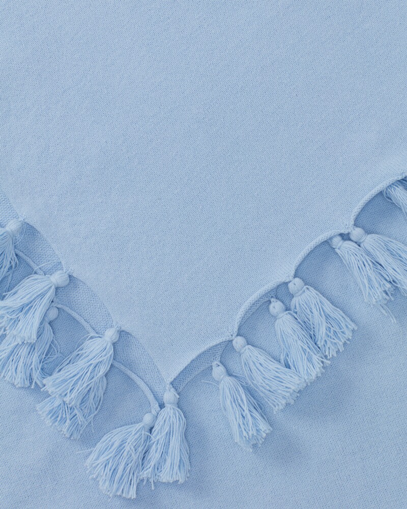 Poncho mit Bommeln, Luise Steiner