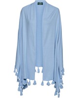 Poncho mit Bommeln, Luise Steiner