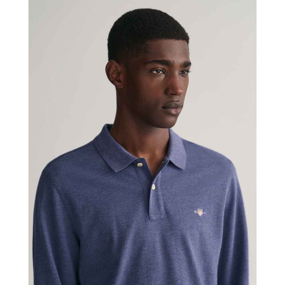 Shop - Blau - (Demin - Pullover Rugby-Polo - Piqué Gant | Herrenmode Mode Online Meliert) FRANKONIA Bekleidung