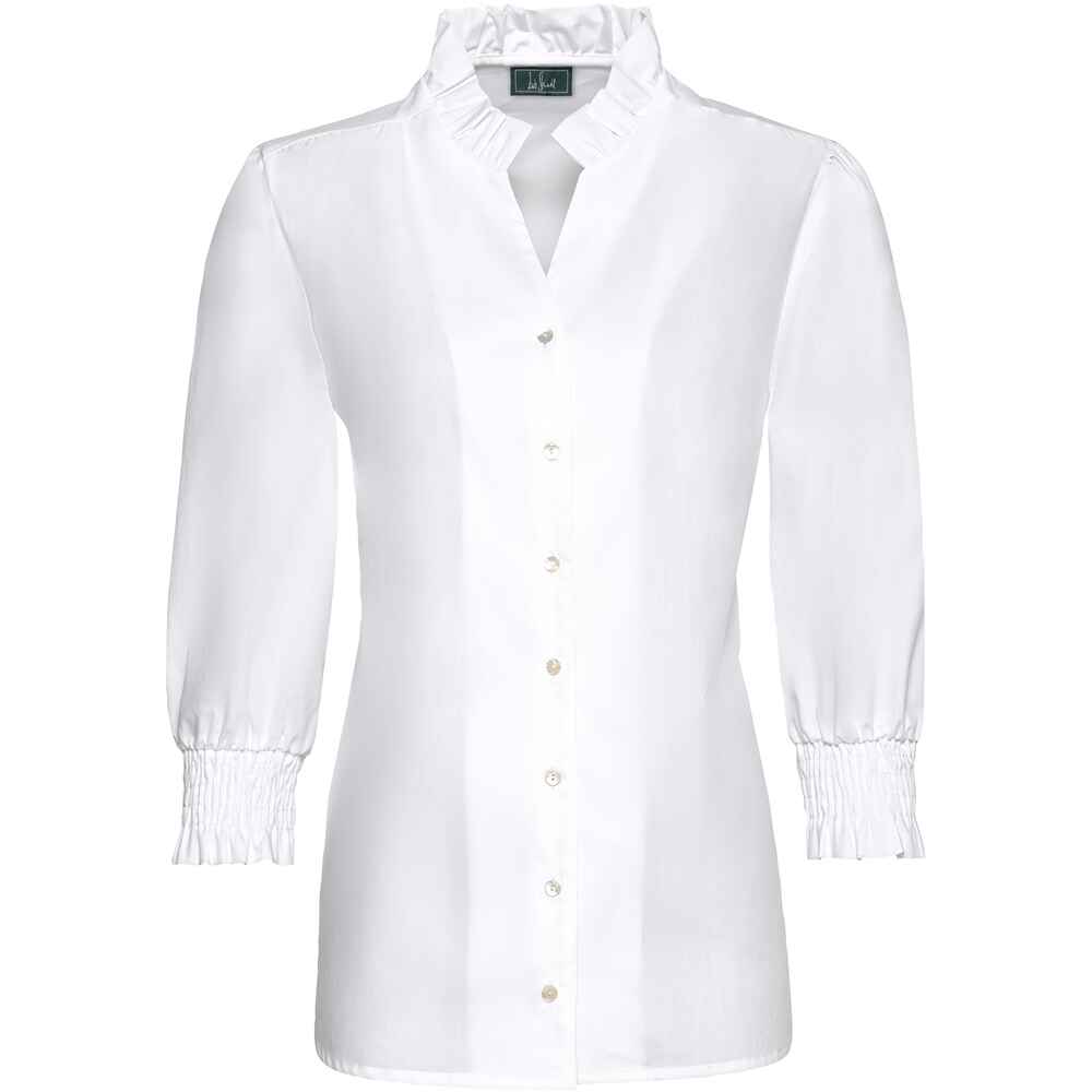 Bekleidung - - Bluse Blusen | Mode - mit Online FRANKONIA Steindl Puffärmeln Damenmode Shop (Weiss) - Luis