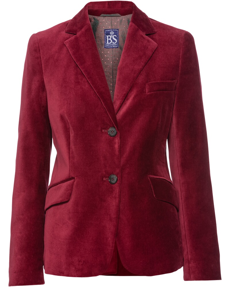 Brigitte Von Schonfels Samt Blazer Rot Blazer Janker Bekleidung Damenmode Mode Online Shop Frankonia
