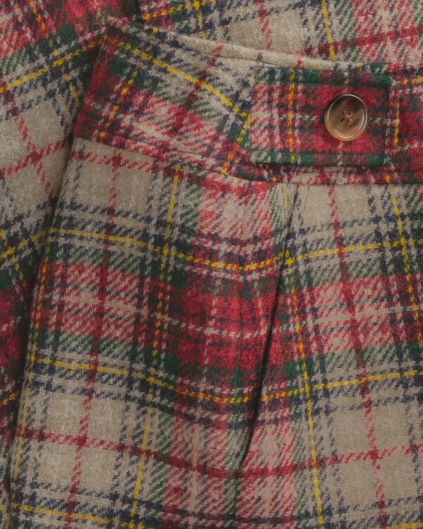 Brigitte Von Schonfels Karo Rock Rot Tanne Blau Rocke Bekleidung Damenmode Mode Online Shop Frankonia