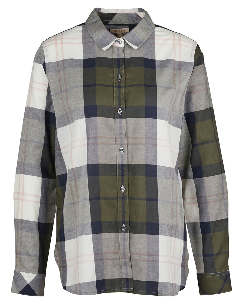 Barbour Karobluse Moorland (Olive Check) - Blusen - Bekleidung - Damenmode  - Mode Online Shop | FRANKONIA barbour bluse damen
