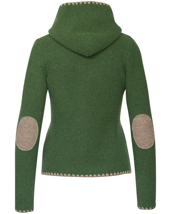 Stapf Linksstrickjacke Malwine Muschelstich (Oliv) - Strickjacken ...