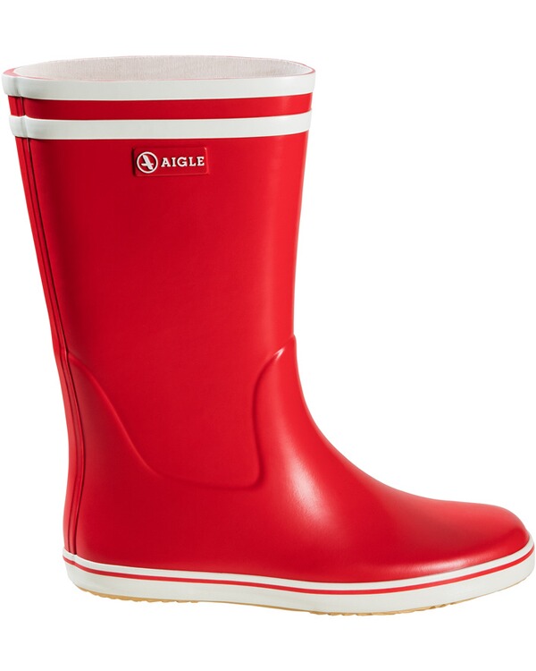 Aigle Gummistiefel Malouine BT (Rouge/Blanc) - Damenschuhe ...
