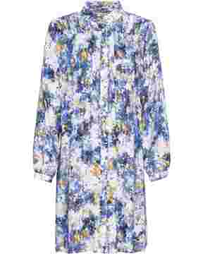 Langarm-Kleid mit Allover-Blumenmuster, Marc O'Polo