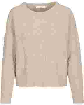 Pullover mit Zopfstrickärmel, In Linea