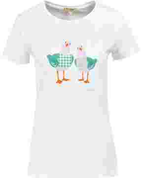 T-Shirt Melrose mit Möwen, Barbour
