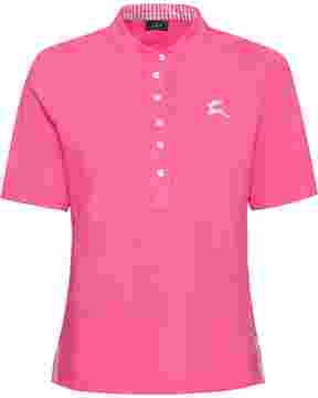 Piqué-Shirt mit Vichykaro-Details, Luis Steindl